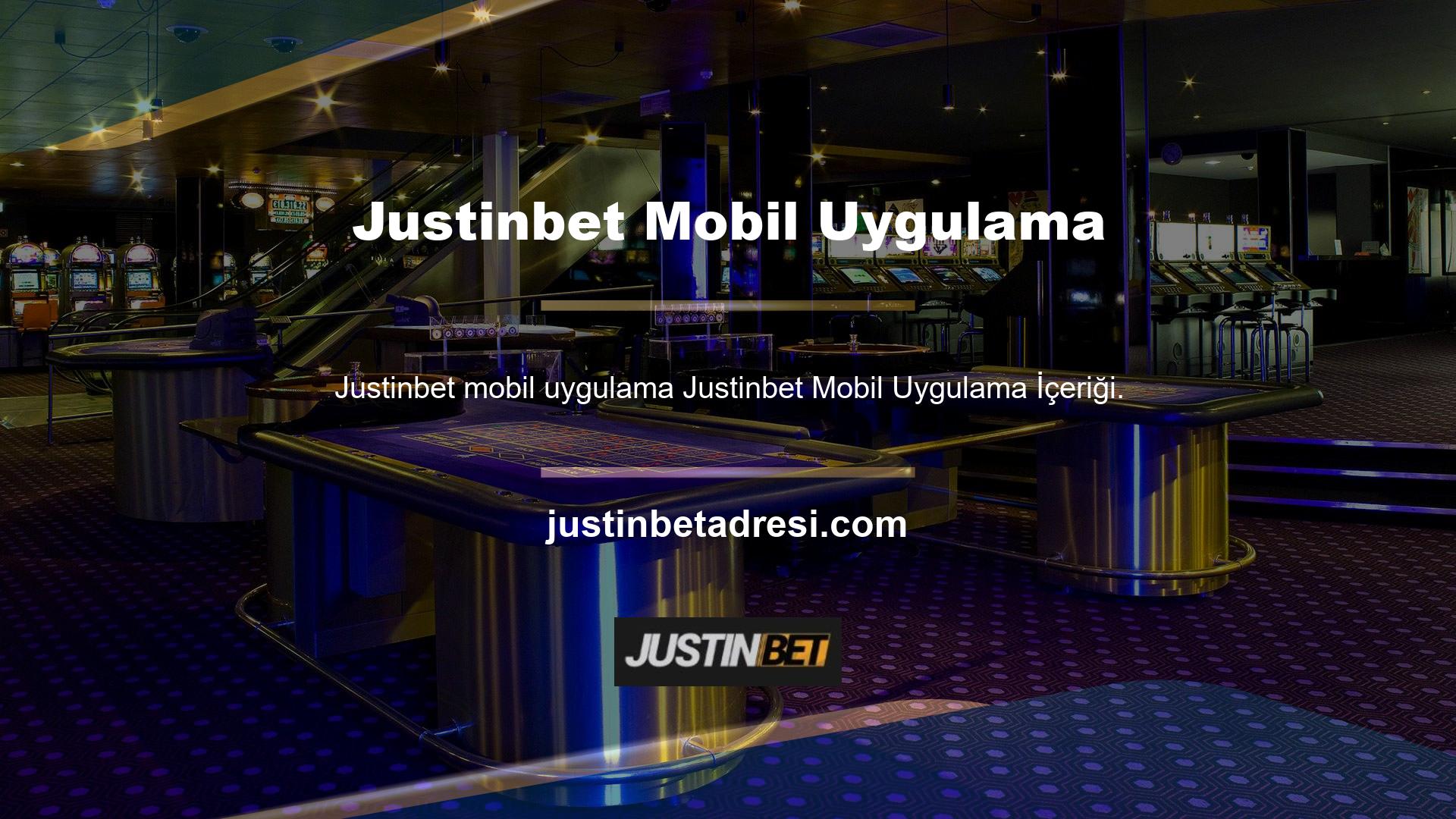 Justinbet bahis kulübü, mobil bahis mağazasında üyelerine ek bir fırsat sunuyor