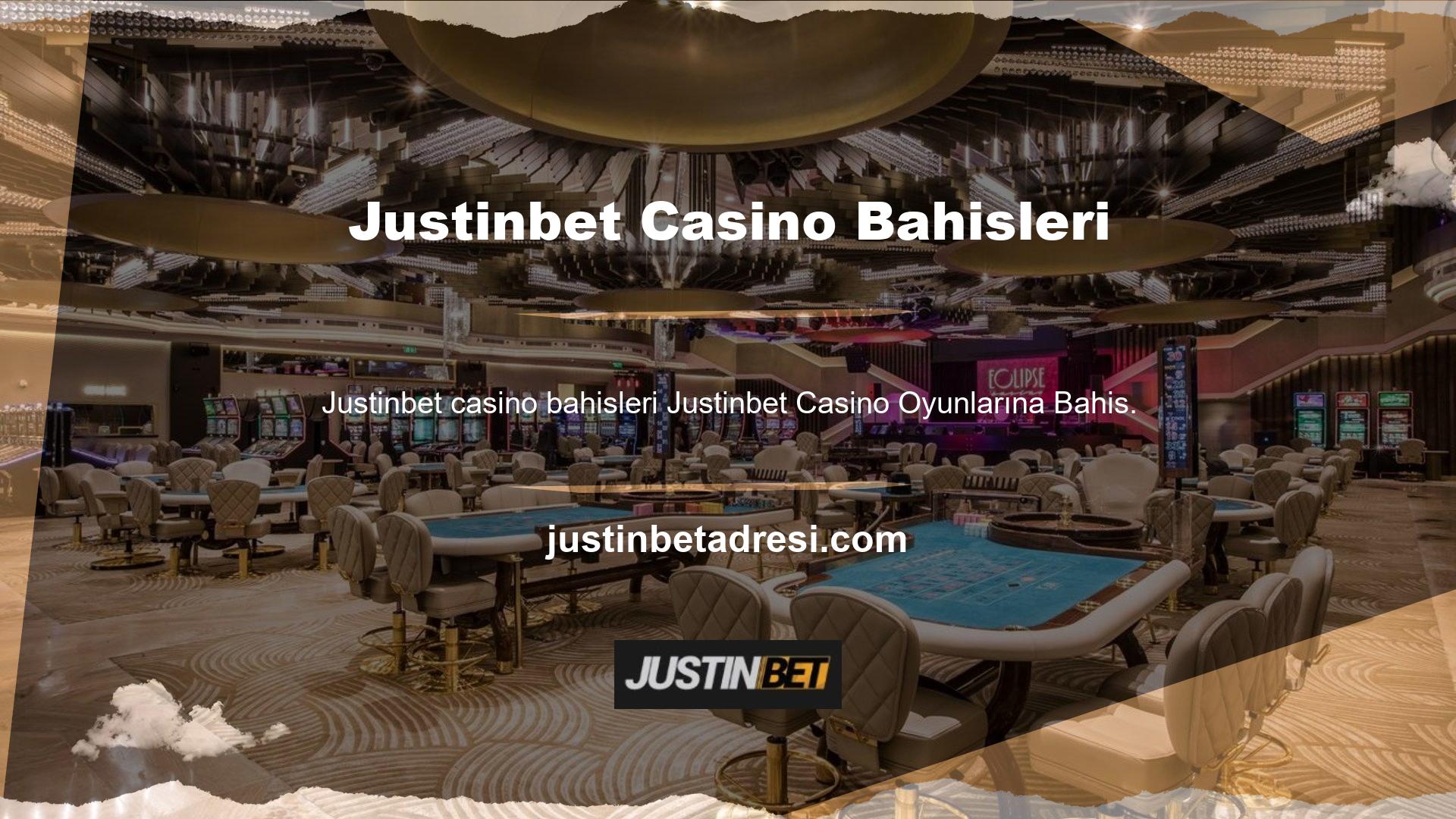 Canlı Casino ve Casino Oyunları gibi çevrimiçi hizmetler, Justinbet Casino Oyunlarında bahisler sunan veya Casino oyunlarında üye olarak para kazanmak istiyorsanız basit bir Justinbet ile karşılaşabilirsiniz